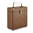 GPO Retro Portable Carry Case for 7-Inch Vinyl Records - Brown