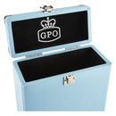 GPO Retro Portable Carry Case for 7-Inch Vinyl Records - Blue