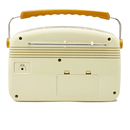 GPO Rydell Nostalgic DAB Radio - Cream/Brown