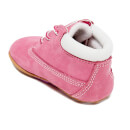 Timberland Babies' Crib Booties with Hat Gift Set - Fuchsia Rose