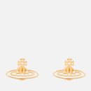 Vivienne Westwood Jewellery Women's Thin Lines Flat Orb Stud Earrings - Gold