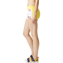adidas Women's Stellasport Printed Gym Shorts - White/Pink