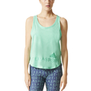 adidas Women's Stellasport Climacool Aeroknit Gym Tank Top - Green