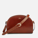 A.P.C. Women's Demi-Lune Cross Body Bag - Chestnut Brown