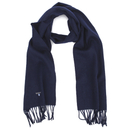 Barbour Men's Plain Lambswool Scarf - Navy