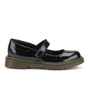 Dr. Martens Kids' Maccy J Patent Lamper Mary Jane Flats - Black