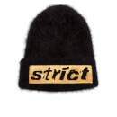 Alexander Wang Women's Ribbed Beanie with Embroidery Graphic - Black