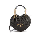 Vivienne Westwood Women's Dorset Croc Heart Cross Body Bag - Black