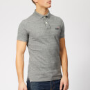 Superdry Men's Classic Pique Polo Shirt - Flint Steel Grit