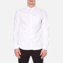 Superdry Men's Academy Oxford Long Sleeve Shirt - Optic White