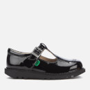 Kickers Kids' Kick T Patent Flat Shoes - Black