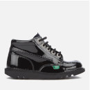 Kickers Kids' Kick Hi Patent Boots - Black