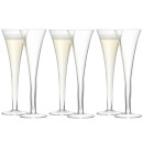 LSA Hollow Stem Champagne Flute - 200ml (Set of 6)