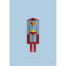 Superman Costume Art Print - 14 x 11