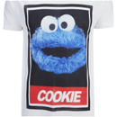 Cookie Monster Men's Street Cookie Monster T-Shirt - White