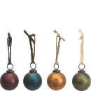 Nkuku Oko Christmas Baubles Set of 4 - Small