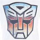 Transformers Men's Transformers Multi Emblem T-Shirt - White