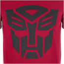 Transformers Men's Transformers Black Emblem T-Shirt - Red