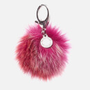 Rebecca Minkoff Women's Multi Fur Pom Pom Keyring - Red Multi