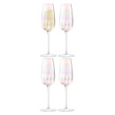 LSA Pearl Champagne Flutes (Set of 4)