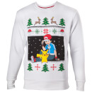 Pokémon Ash and Pikachu Christmas Jumper