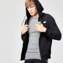 Tru-Fit Zip Up Hoodie - S - Schwarz