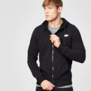 Tru-Fit Zip Up Hoodie - S - Schwarz