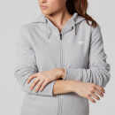 Tru-Fit Zip-Up Hoodie - XS - Grey