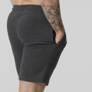 Tru-Fit Zip Sweatshorts - Charcoal - S - Charcoal