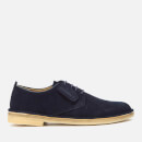 Clarks Originals Men's Desert London Suede Derby Shoes - Midnight
