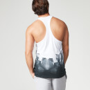 Digital Geo Print Stringer - XXL - Schwarz