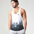 Digital Geo Print Stringer - XXL - Schwarz