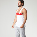 Myprotein Stripe Stringer Vest - XXL - Qırmızı