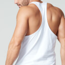 Camiseta de Tirantes Larga de Rayas - XXL - Blanco