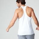 Camiseta de Tirantes Larga de Rayas - XXL - Blanco