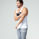 Camiseta de Tirantes Larga de Rayas - XXL - Blanco
