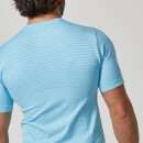 Seamless Short-Sleeve T-Shirt - XXL - Light Blue