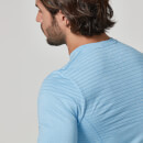 Maglia a Maniche Lunghe Seamless - XXL - Light Blue