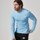 Maglia a Maniche Lunghe Seamless - XXL - Light Blue