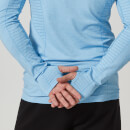 Maglia a Maniche Lunghe Seamless - XXL - Light Blue