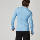 Maglia a Maniche Lunghe Seamless - XXL - Light Blue