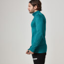 Seamless ¼ Zip-Top - M - Teal