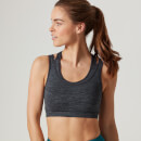 Seamless Sports Bra - XS - Black