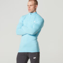 Seamless ¼ Zip-Top - XXL - Light Blue