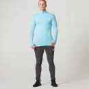 Seamless ¼ Zip-Top - XXL - Light Blue