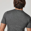 Seamless Short-Sleeve T-Shirt - XXL - Black