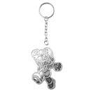 Silver Mario - Metal Keychain