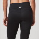 Heartbeat Mesh Full-Length Leggings - S - Black