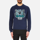 KENZO Men's Snake X Tiger Embroidery Sweatshirt - Navy