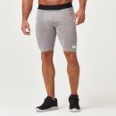 Charge Compression Shorts - S - Grey Marl